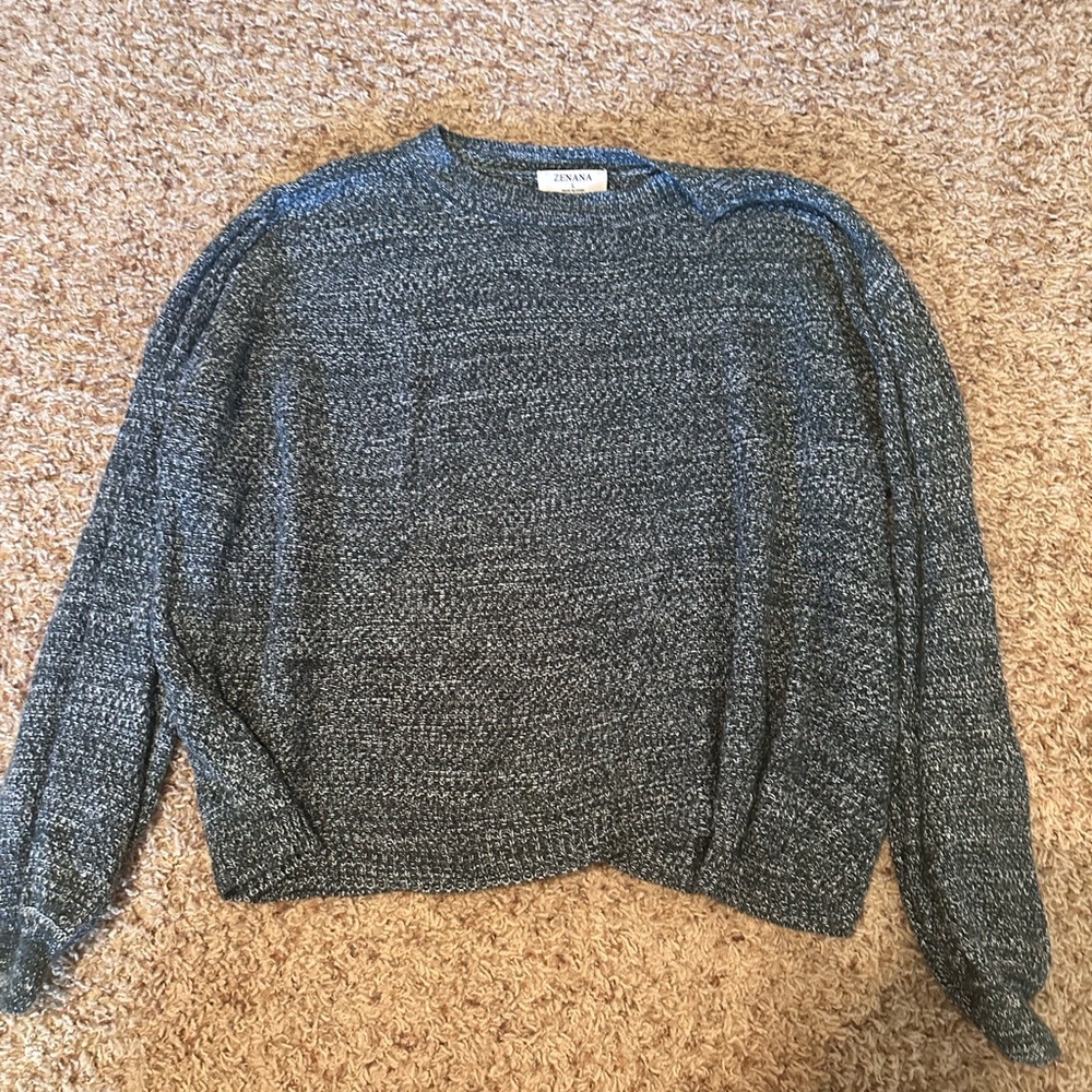 Heathered Black Sweater